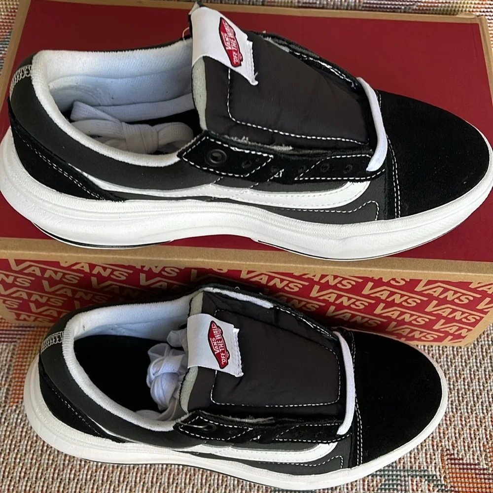 Vans WMNS Oid Skool Over Black/White VN0A7Q5EBA2 Sneakers Platforms